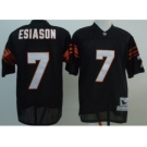 Cincinnati Bengals #7 Boomer Esiason Black Throwback Jersey