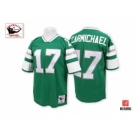 Philadelphia Eagles #17 Harold Carmichael Light Green Throwback Jersey