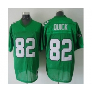 Philadelphia Eagles #82 Mike Quick Light Green Throwback Jersey