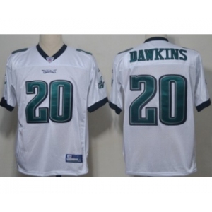 Reebok Philadelphia Eagles #20 Brian Dawkins White Jersey