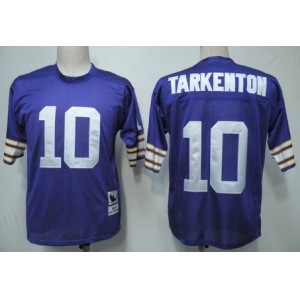 Minnesota Vikings #10 Fran Tarkenton Purple Throwback Jersey