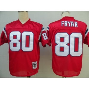 New England Patriots #80 Irving Fryar Red Throwback Jersey