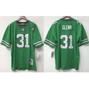Men's New York Jets #31 Aaron Glenn Green 1994 Throwback Stitched Jersey