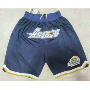 Men's Houston Astros Navy Blue Just Don Swingman Shorts