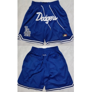 Men's Los Angeles Dodgers Royal Shorts (Run Smaller)