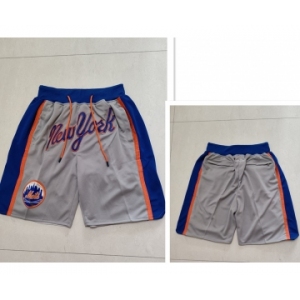 Men's New York Mets Just Don Gray Swingman Shorts