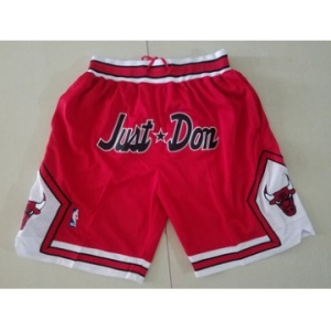 Bulls Red Just Don Mesh Shorts