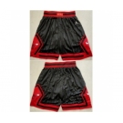 Men Chicago Bulls Black Mitchell Ness Shorts Run Small 1