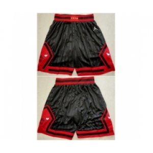 Men Chicago Bulls Black Mitchell Ness Shorts Run Small 1