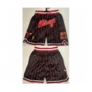 Men Chicago Bulls Black Mitchell Ness Shorts Run Small