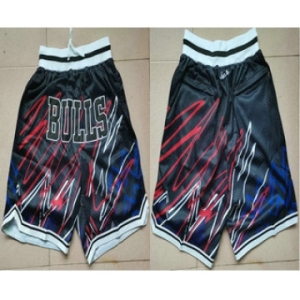 Men's Chicago Bulls Black Lightning Just Don Swingman Shorts