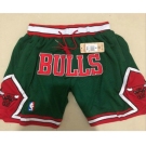 Men's Chicago Bulls Green 2008-09 Swingman Just Don Shorts