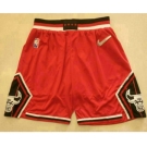 Men's Chicago Bulls Red Nike 75th Anniversary Diamond 2021 Stitched Shorts