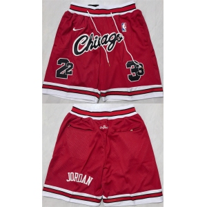 Men's Chicago Bulls Red Shorts