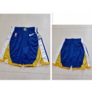 Men's Golden State Warriors Blue 75th Anniversary Diamond 2021 Stitched Shorts