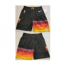 Men's Utah Jazz Black 75th Anniversary Shorts