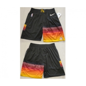 Men's Utah Jazz Black 75th Anniversary Shorts