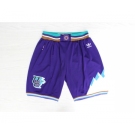 Men's Utah Jazz Purple Throwback short