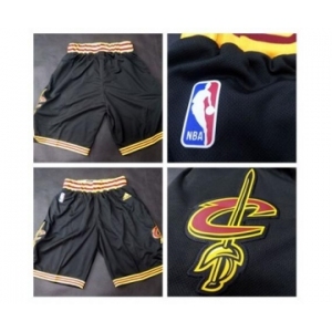 Men's Cleveland Cavaliers 2016 New Black Shorts