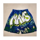 Men's Dallas Mavericks Green Mitchell&mness Shorts