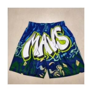 Men's Dallas Mavericks Green Mitchell&mness Shorts
