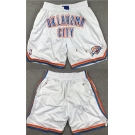 Men's Oklahoma City Thunder White Shorts