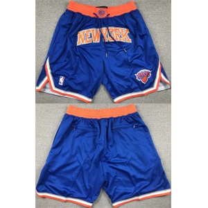 Men's New Yok Knicks Royal Shorts