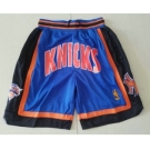 Men's New York Knicks 1996-97 Blue Just Don Shorts Swingman Shorts