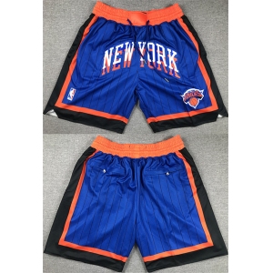 Men's New York Knicks Royal City Edition Shorts