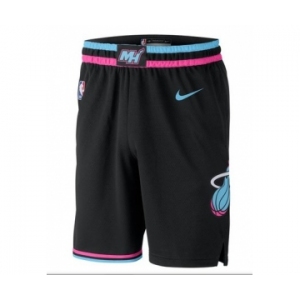 Men Nike Miami Heat Black NBA Swingman City Edition Shorts