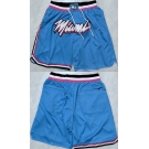 Men's Miami Heat Blue Shorts