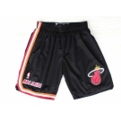 Miami Heat Black Throwback Short