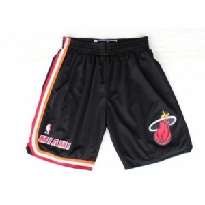 Miami Heat Black Throwback Short