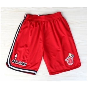 Miami Heat Red Throwback Short