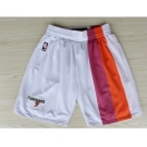 Miami Heat White Floridians Rainbow Short