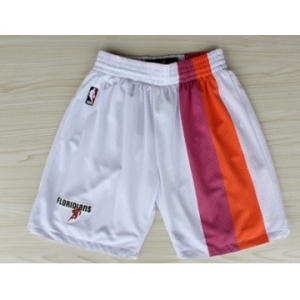Miami Heat White Floridians Rainbow Short