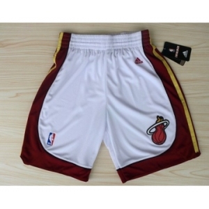 Miami Heat White Short