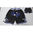 Men's Orlando Magic Black Just Don Stitched Shorts