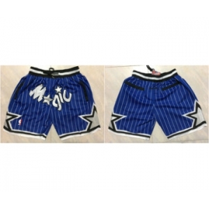 Men's Orlando Magic Blue Just Don Stitched Shorts