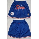 Men's Philadelphia 76ers Blue Shorts