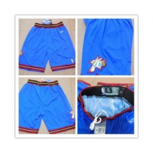 Men's Philadelphia 76ers Blue Soul Swingman Throwback Short