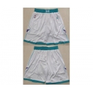 Men's Charlotte Hornets White Mitchell & Ness Shorts