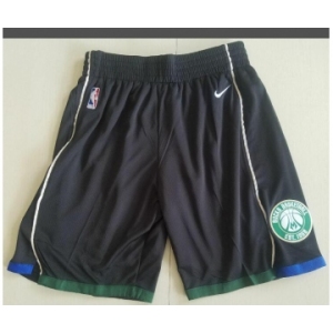 Men's Milwaukee Bucks Nike Black Basketball Shorts