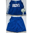 Men's Milwaukee Bucks Royal Shorts