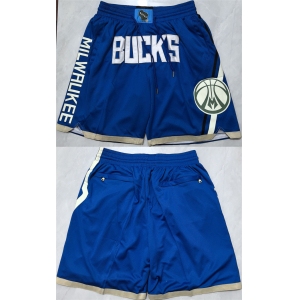Men's Milwaukee Bucks Royal Shorts