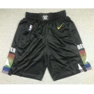 Men's Denver Nuggets Black 2020 Nike City Edition Swingman Shorts