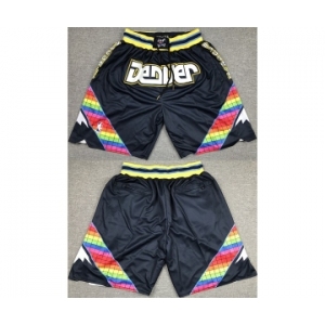Men's Denver Nuggets Navy Shorts (Run Smaller)