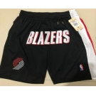 Men's Portland Trail Blazers Black Just Don Shorts Swingman Shorts