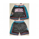 Men Memphis Grizzlies Black Shorts Run Small