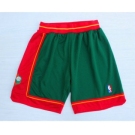 Men's Seattle Supersonics Green 1995-96 Hardwood Classics Swingman Shorts